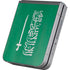 Saudi Arabia Flag Distressed Galaxy Z Flip6 Skin